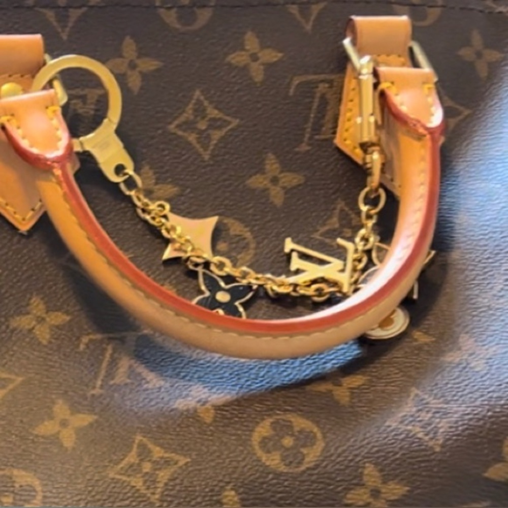 Authentic Louis Vuitton Kaleido V Bag Charm & Key Holder 20cm long
